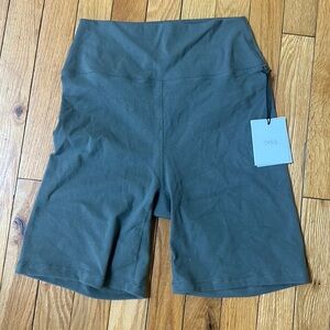 Onia green biker shorts never worn